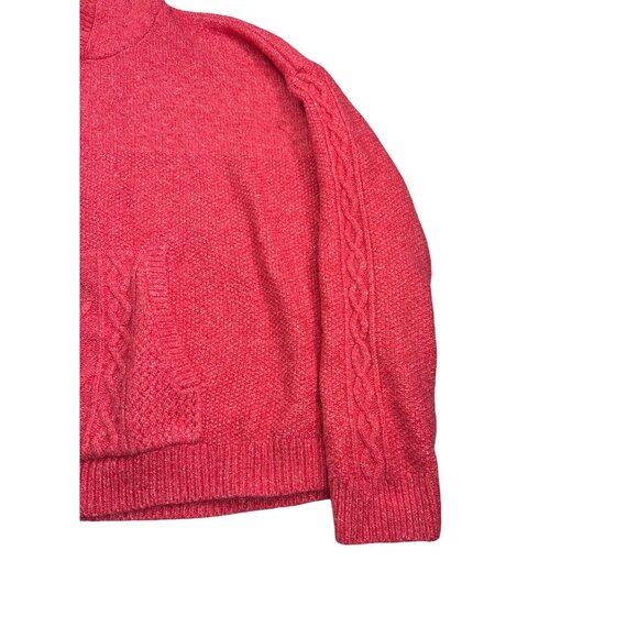 CAbi Sidekick Hoodie Sweater Pink Frost White Medium Fall 2023 Pocket - Picture 3 of 8